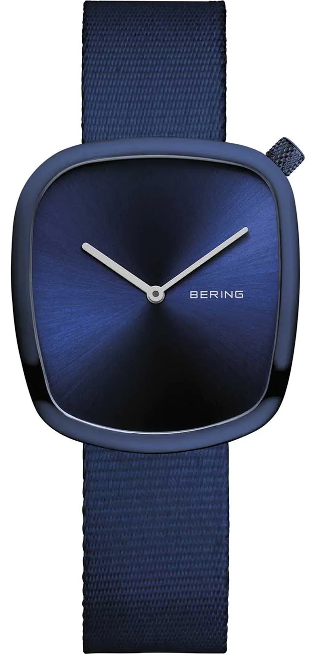 Bering Damklocka 18034-397 Pebble Blå/Textil Ø34 mm - Bering