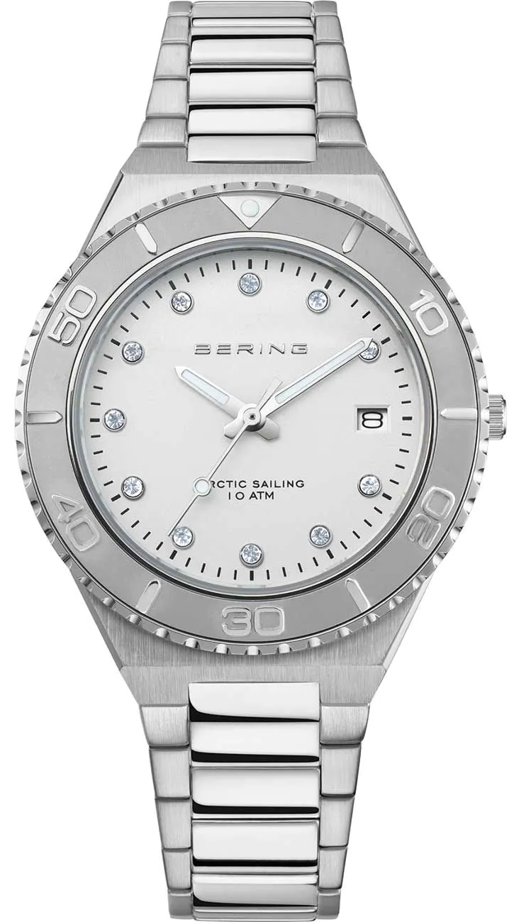 Bering Damklocka 18936-704 Classic Silverfärgad/Stål Ø36 mm - Bering