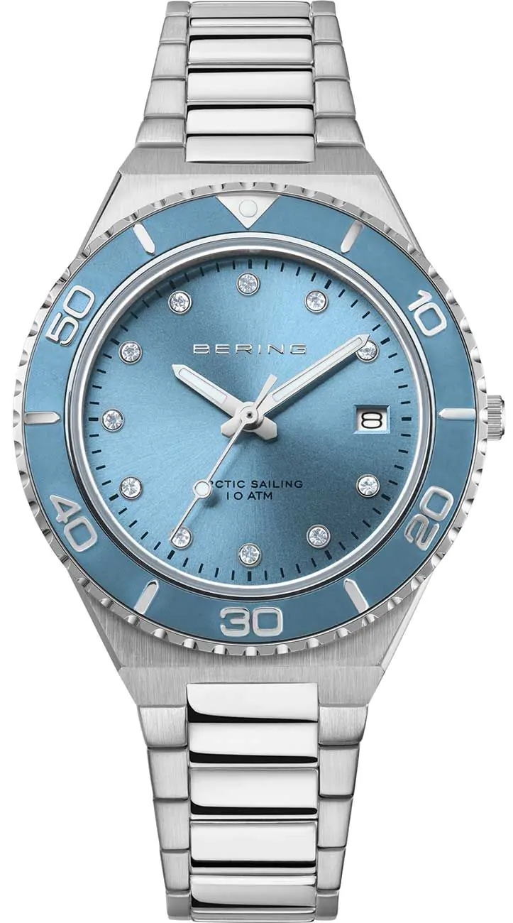 Bering Damklocka 18936-705 Classic Blå/Stål Ø36 mm - Bering