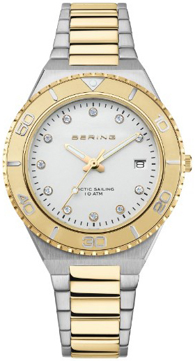 Bering Damklocka 18936-710 Classic Antikvit/Gulguldtonat stål Ø36 mm - Bering