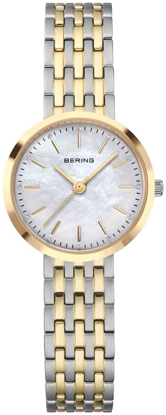 Bering Damklocka 19126-710 Classic Vit/Gulguldtonat stål Ø26 mm - Bering