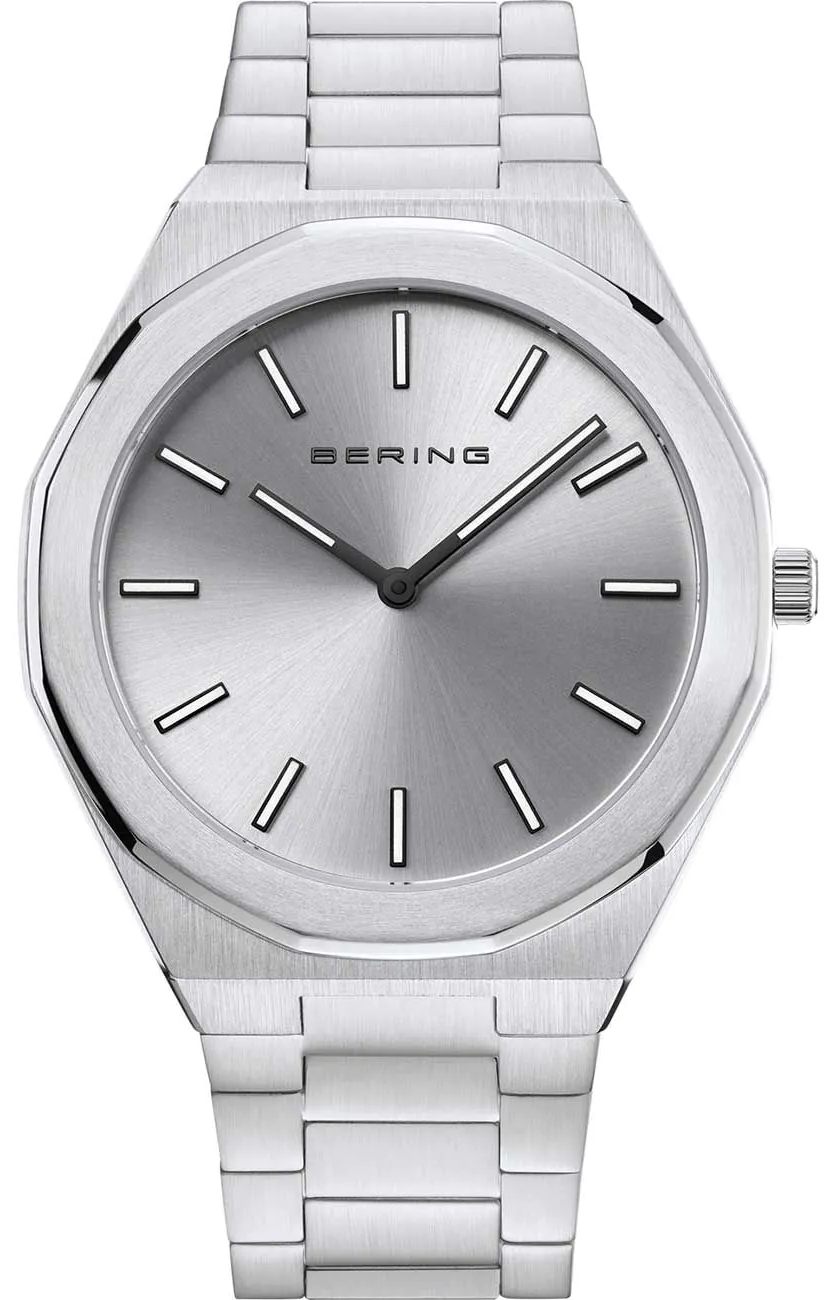 Bering Herrklocka 19641-700 Classic Silverfärgad/Stål Ø41 mm