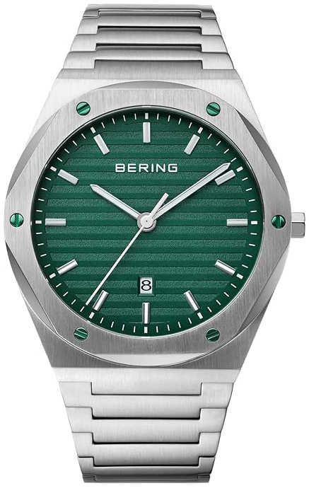Bering Herrklocka 19742-708 Classic Grön/Stål Ø42 mm - Bering
