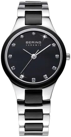 Bering Damklocka 32327-749 Ceramic Svart/Keramik &Oslash;27 mm
