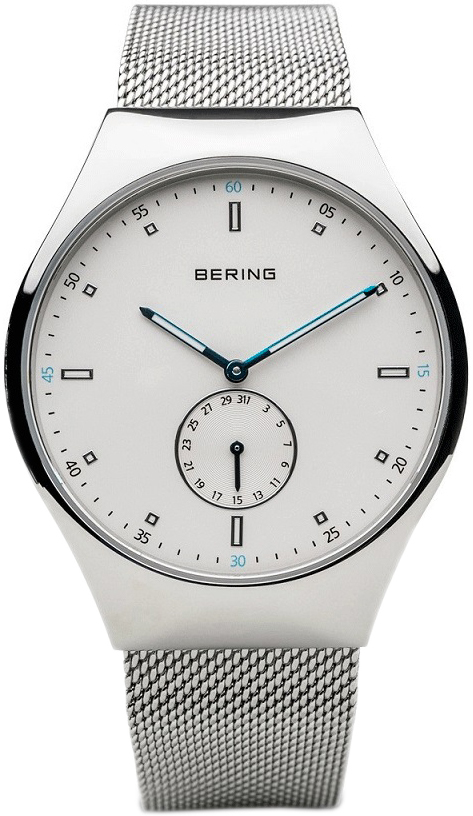 Bering Herrklocka 70142-004 Smart Traveler Vit/Stål Ø42 mm - Bering