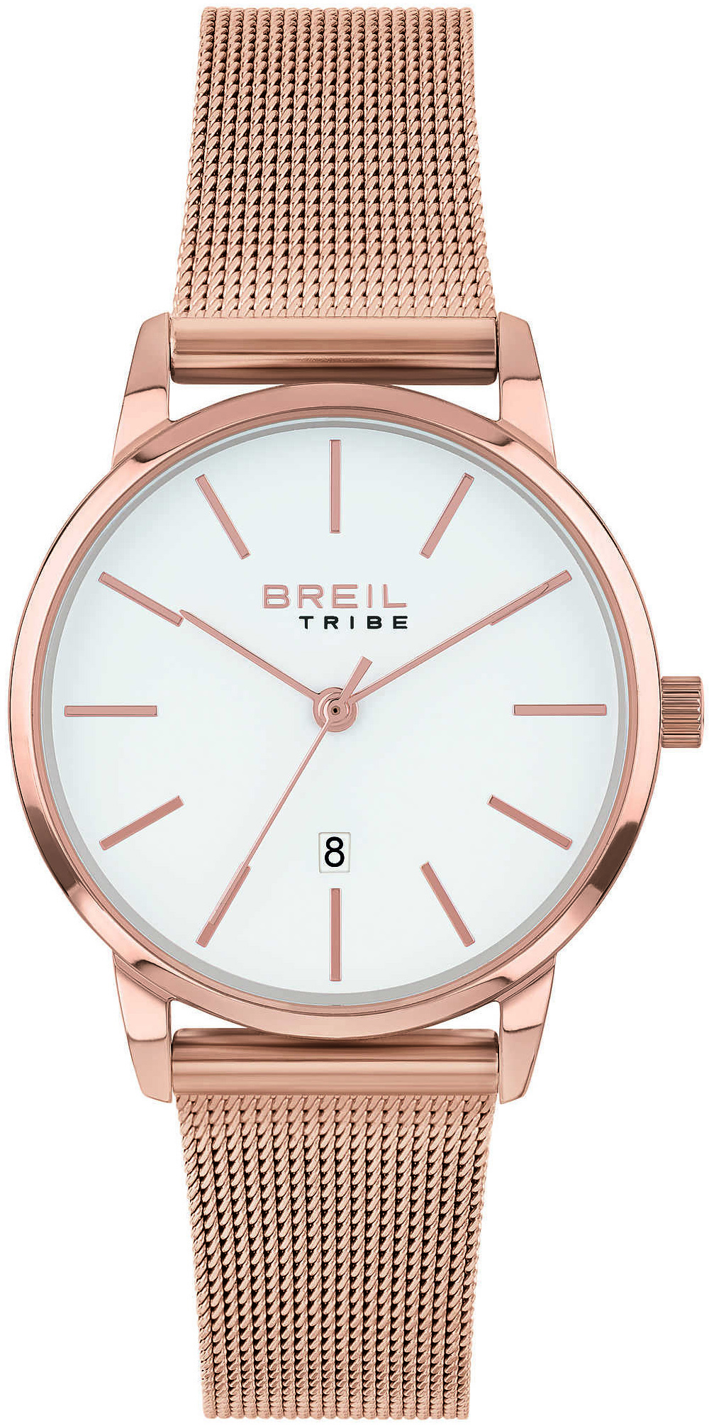 Breil Damklocka EW0515 Vit/Roséguldstonat stål Ø35 mm - Breil