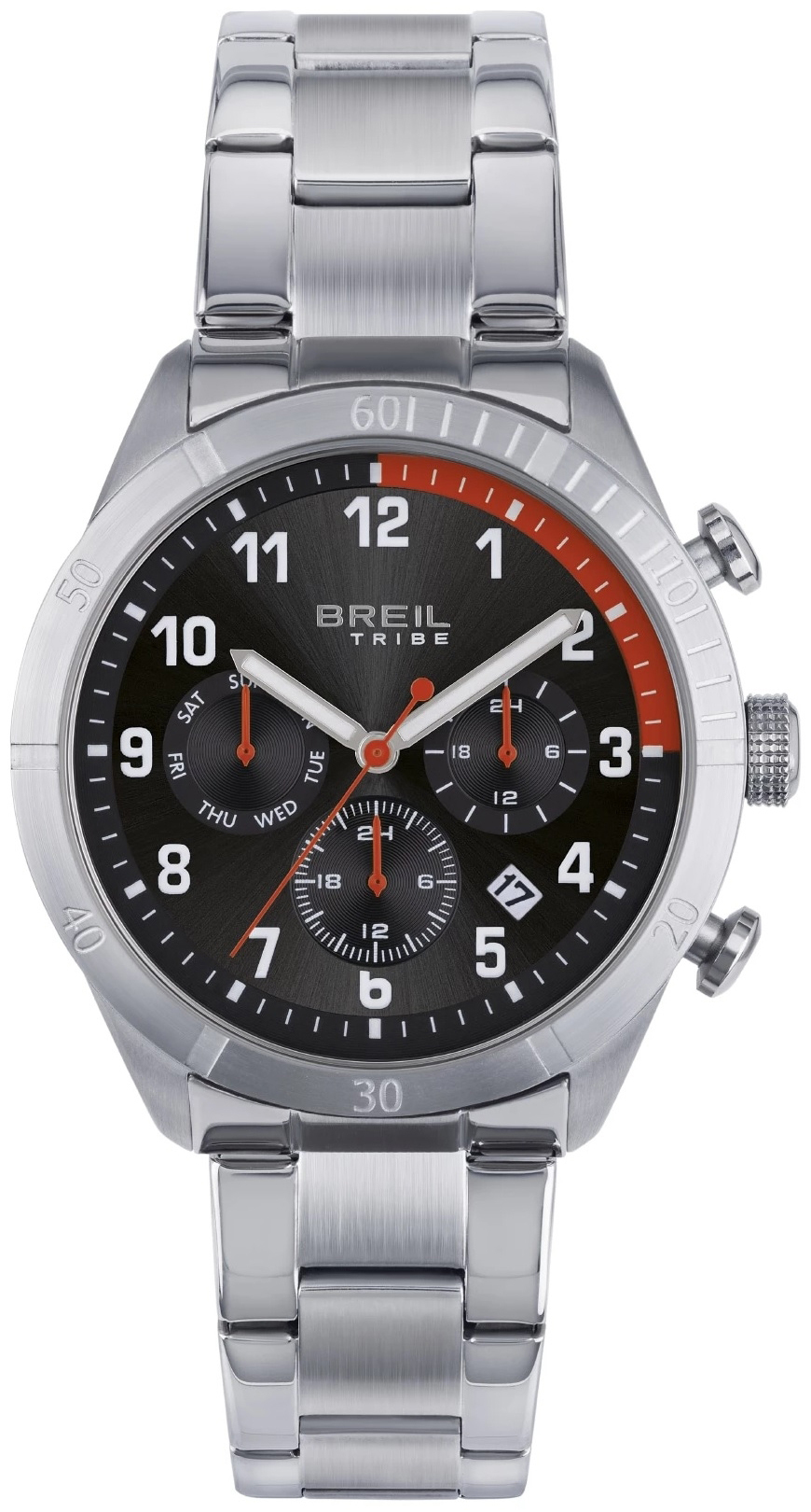 Breil Herrklocka EW0592 Tribe Svart/Stål Ø41 mm - Breil