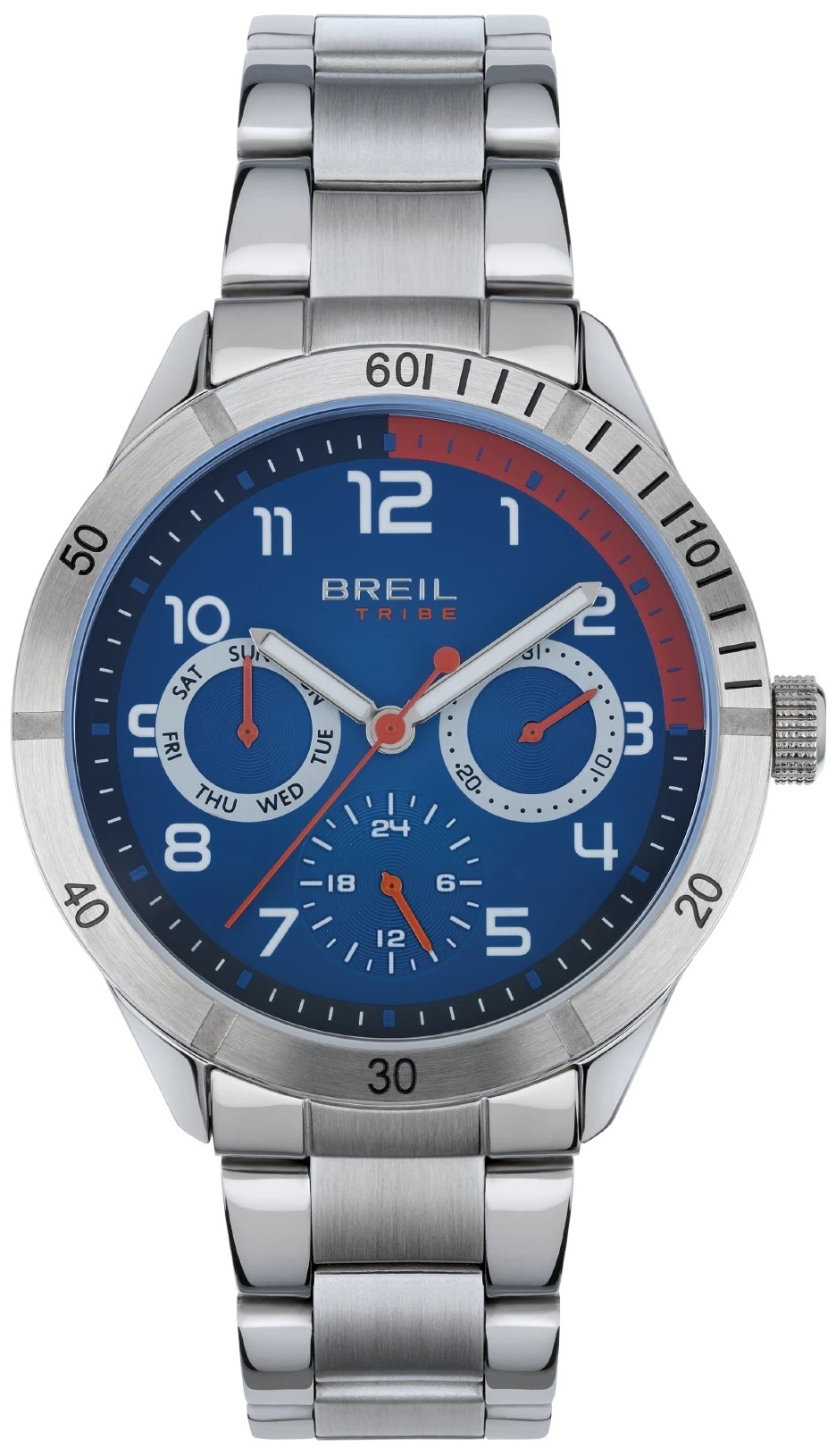 Breil EW0618 Tribe Blå/Stål Ø37 mm - Breil
