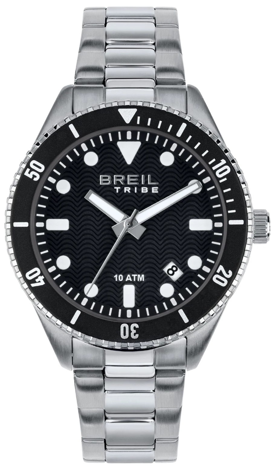 Breil Herrklocka EW0716 Overhand Svart/Stål Ø39 mm - Breil