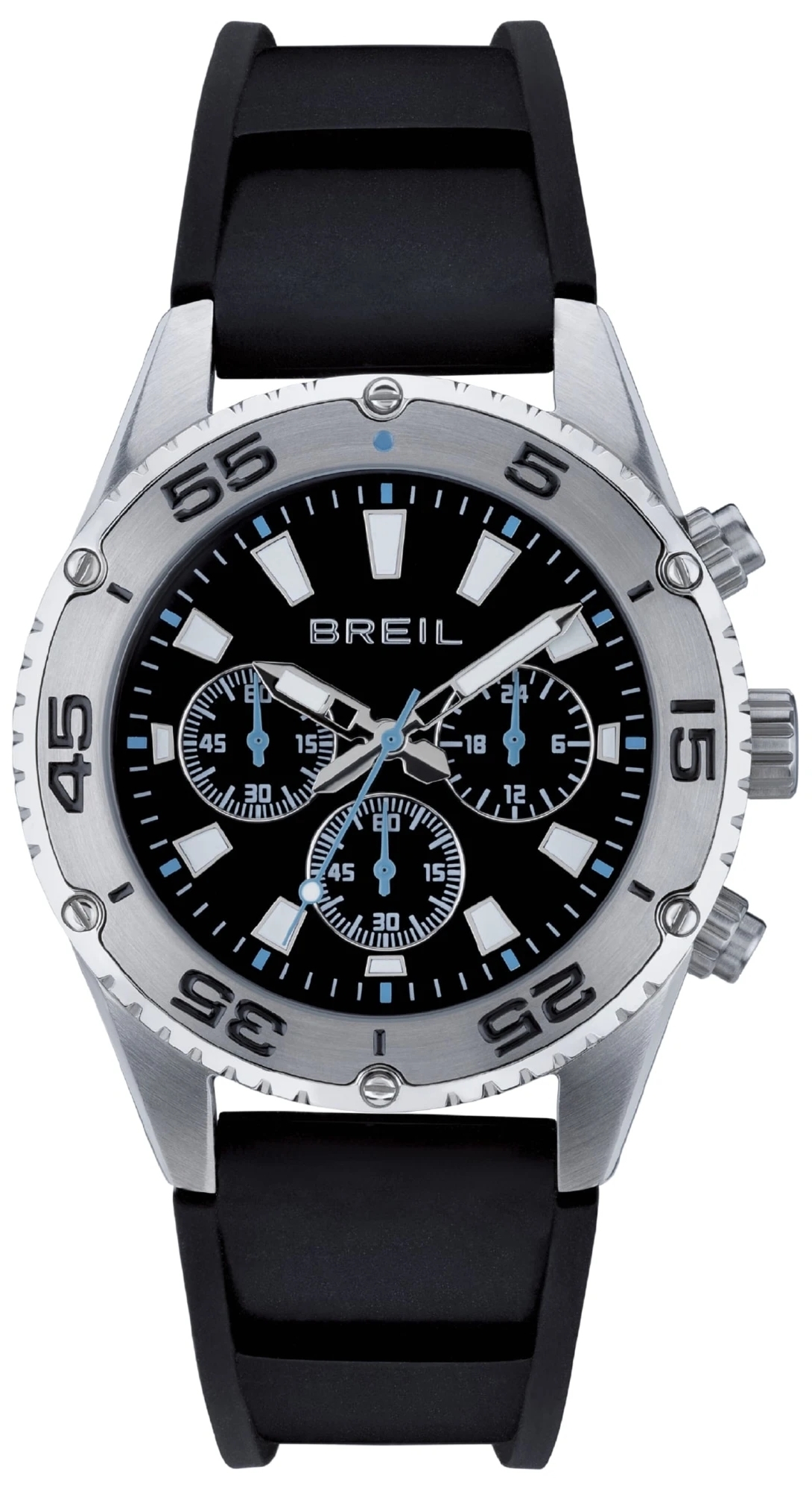 Breil Herrklocka TW2000 Sprinter Svart/Gummi Ø43 mm - Breil