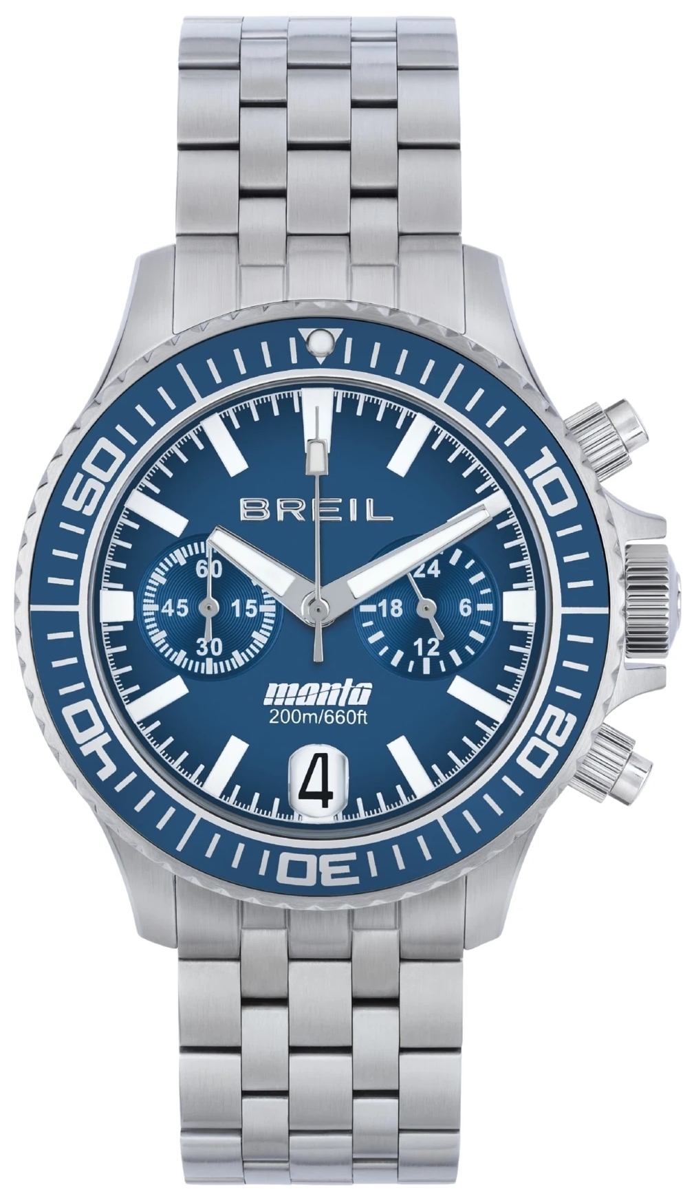 Breil Herrklocka TW2013 Manta P.R.O Blå/Stål Ø42 mm - Breil