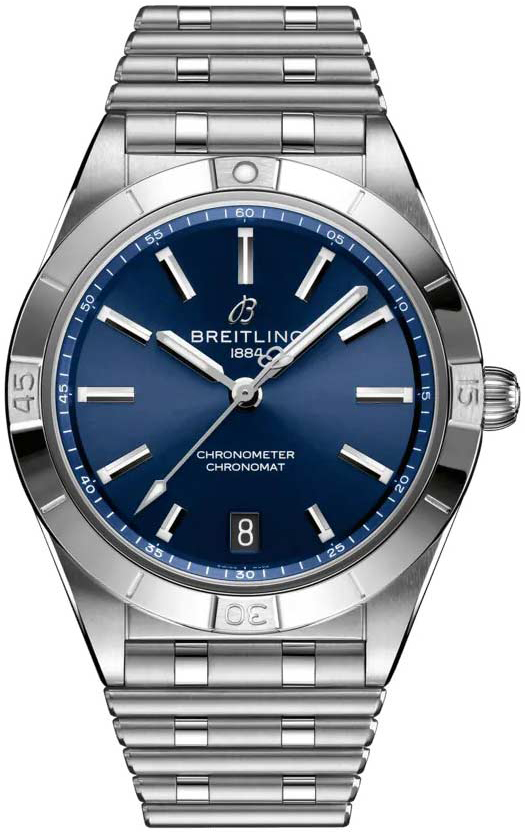 Breitling Damklocka A10380101C1A1 Chronomat Automatic 36 Blå/Stål - Breitling