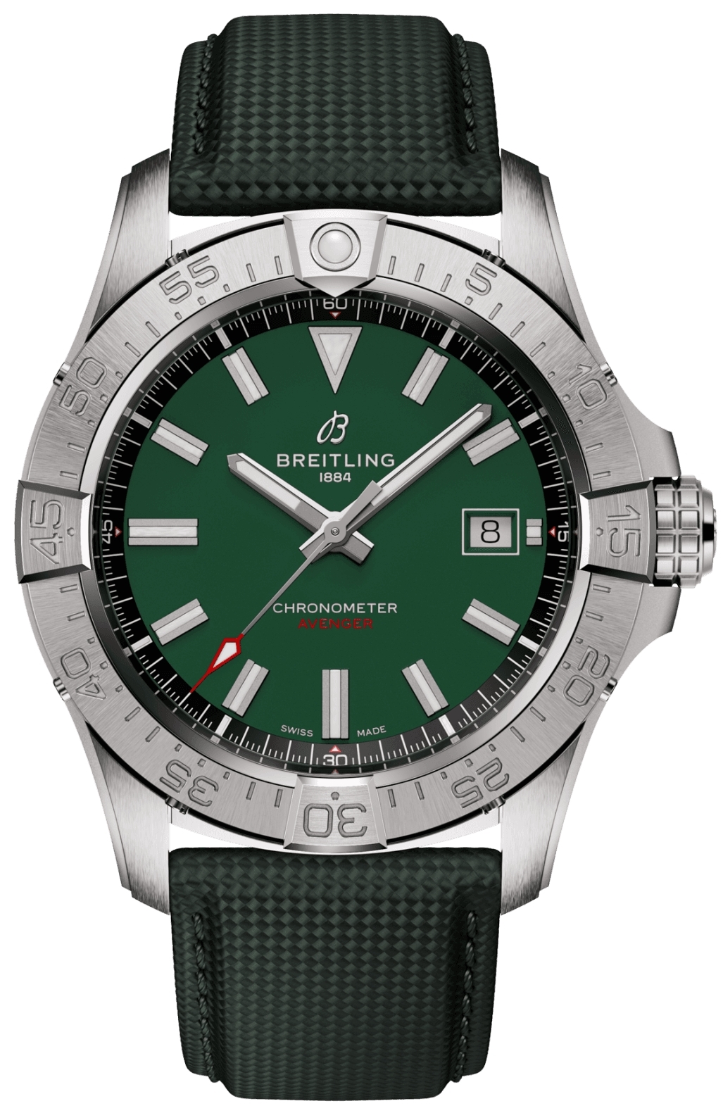 Breitling Herrklocka A17328101L1X1 Avenger Automatic 42 Grön/Läder - Breitling