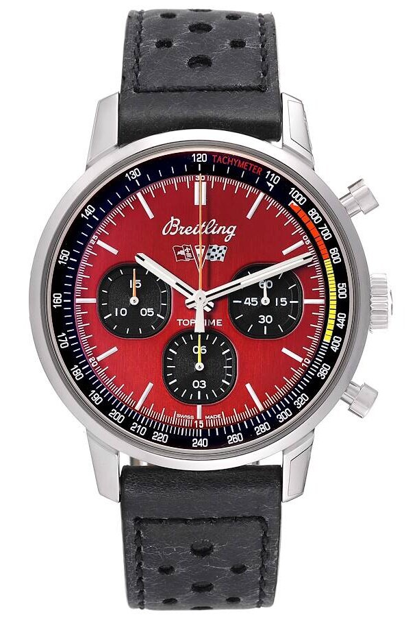 Breitling Herrklocka A25310241K1X1 Premier Top Time Röd/Läder Ø42 - Breitling