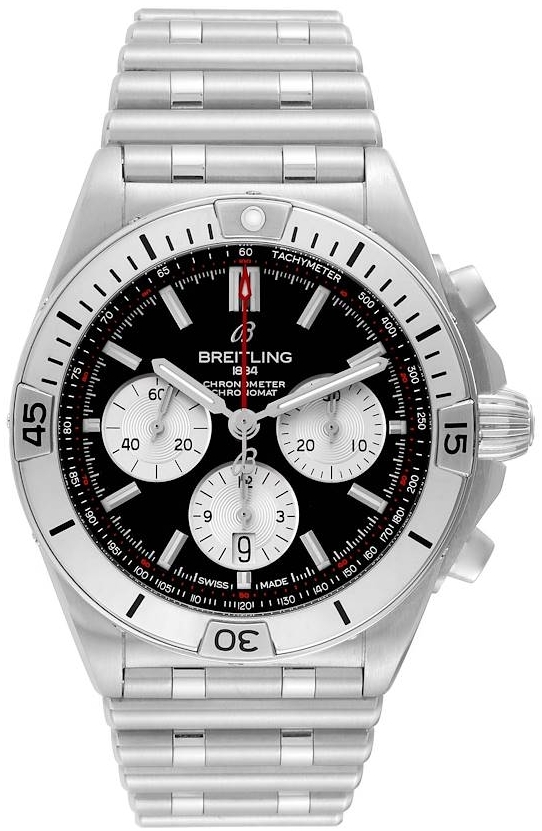 Breitling Herrklocka AB0134101B1A1 Chronomat B01 42 Svart/Stål Ø42 - Breitling