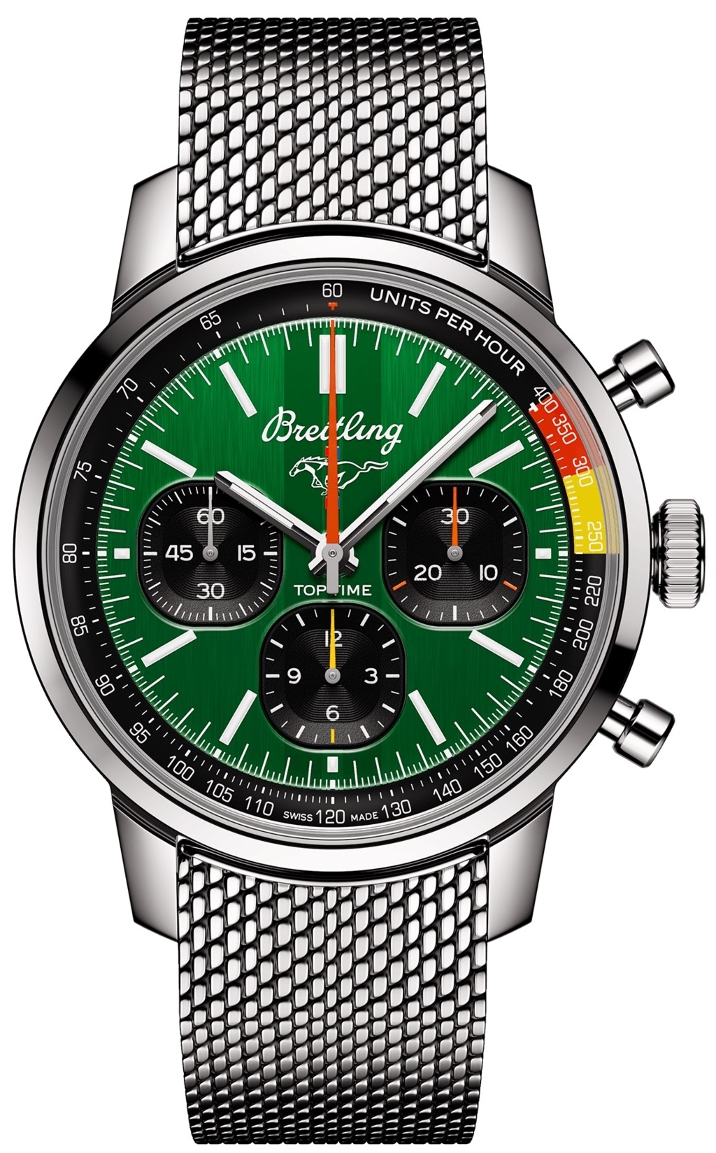 Breitling Herrklocka AB01762A1L1A1 Top Time Ford Mustang Grön/Stål - Breitling