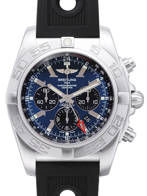 Breitling Chronomat GMT Herrklocka AB041012-C835-201S-A20D.2 Blå/Gummi