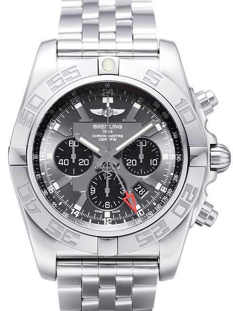 Breitling Chronomat GMT Herrklocka AB041012-F556-383A Grå/Stål Ø47 mm