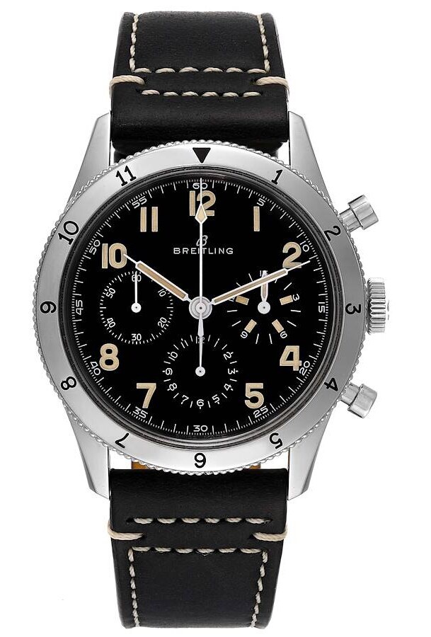 Breitling Herrklocka AB0920131B1X1 Aviator 8 Svart/Läder Ø41 mm - Breitling