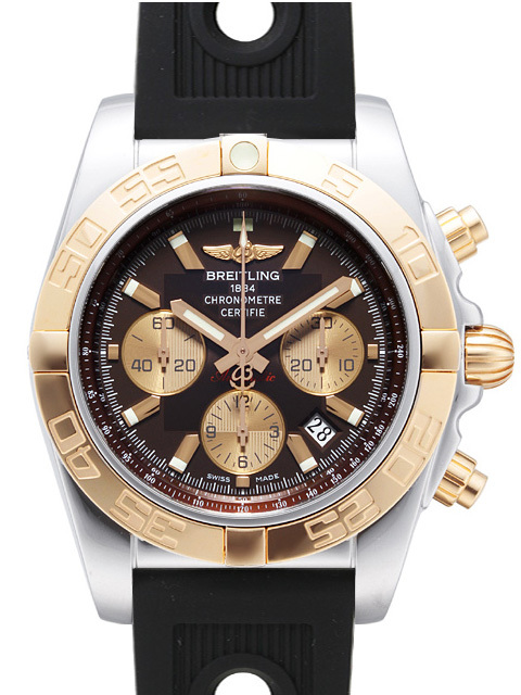 Breitling Chronomat 44 Herrklocka CB011012-Q576-200S-A20D.2 Brun/Gummi - Breitling