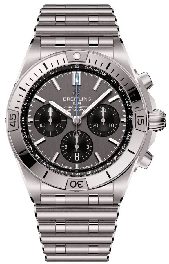 Breitling Herrklocka EB0134101M1E1 Chronomat B01 42 Grå/Stål Ø44 mm - Breitling