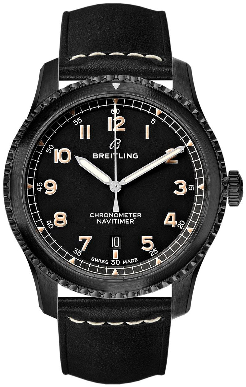 Breitling Herrklocka M17314101B1X1 Navitimer Automatic Svart/Läder - Breitling