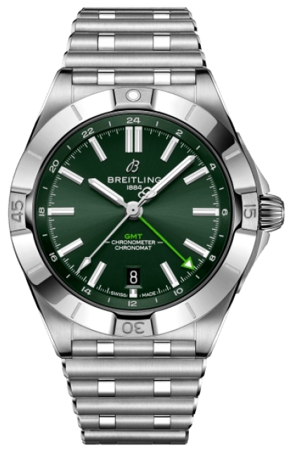 Breitling Herrklocka P323981A1L1A1 Chronomat 40 GMT Grön/Stål Ø40 - Breitling