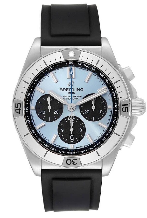 Breitling Herrklocka PB0134101C1S1 Chronomat B01 42 Blå/Gummi Ø42 mm - Breitling