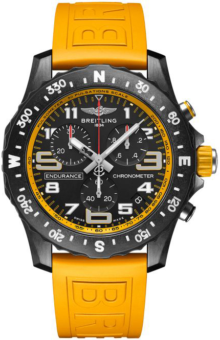 Breitling Herrklocka X82310A41B1S1 Professional Endurance Svart/Gummi - Breitling