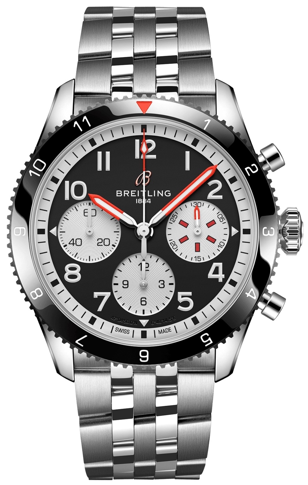 Breitling Herrklocka Y233801A1B1A1 Classic AVI Mosquito Svart/Stål - Breitling