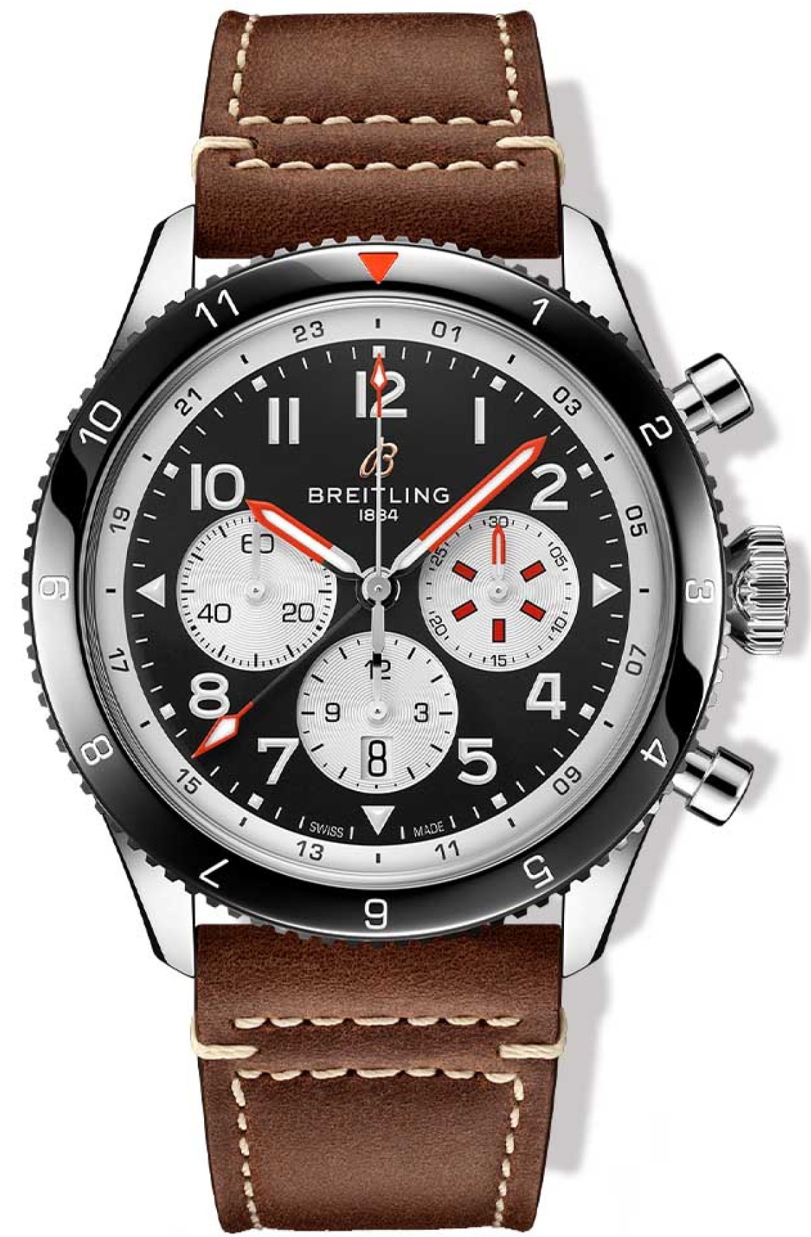 Breitling Herrklocka YB04451A1B1X1 Super AVI B04 Chronograph GMT 46 - Breitling