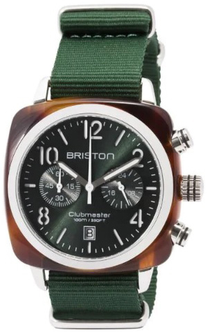 Briston Herrklocka 15140.SA.T.10.NBG Classic Grön/Textil