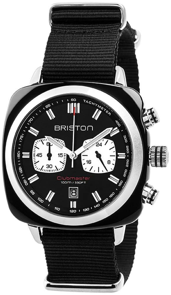 Briston Herrklocka 17142.SA.BS.1.NB Sport Svart/Textil