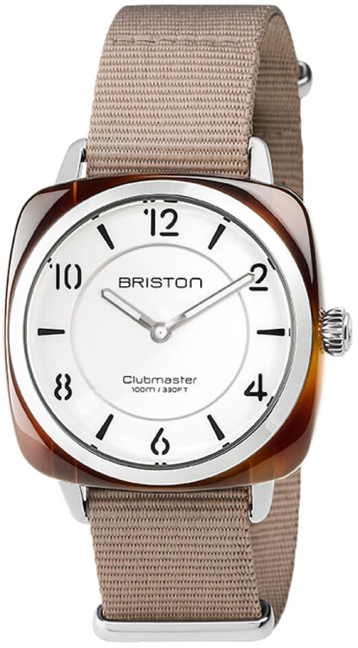 Briston Damklocka 17536.SA.T.2.NT Chic Vit/Textil