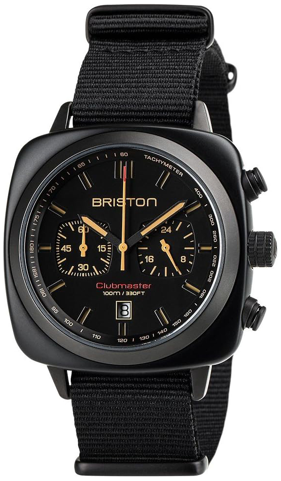 Briston Herrklocka 18142.PBAM.BS.4.NB Sport Svart/Textil