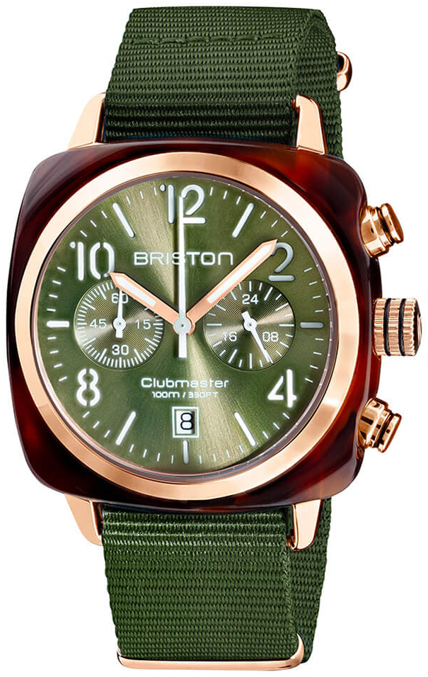 Briston Herrklocka 19140.PRA.T.26.NOL Classic Grön/Textil