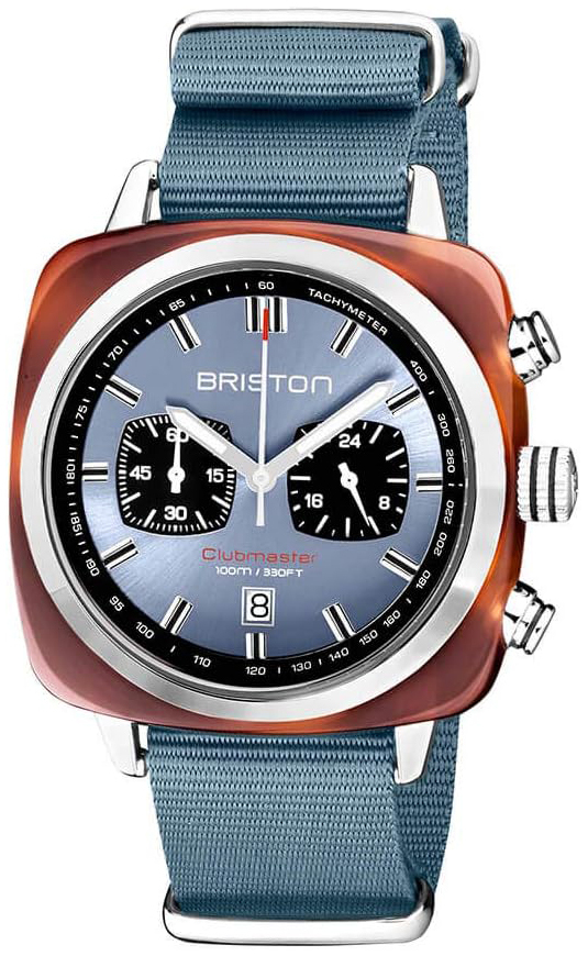 Briston Herrklocka 20142.SA.TS.25.NIB Sport Blå/Textil