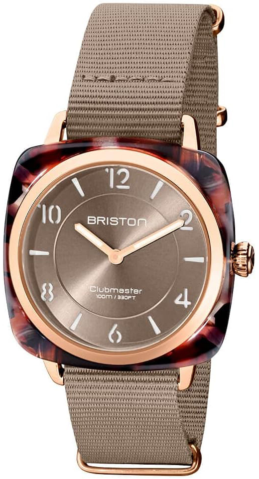 Briston Damklocka 21536.PRA.UBR.30.NT Chic Brun/Textil