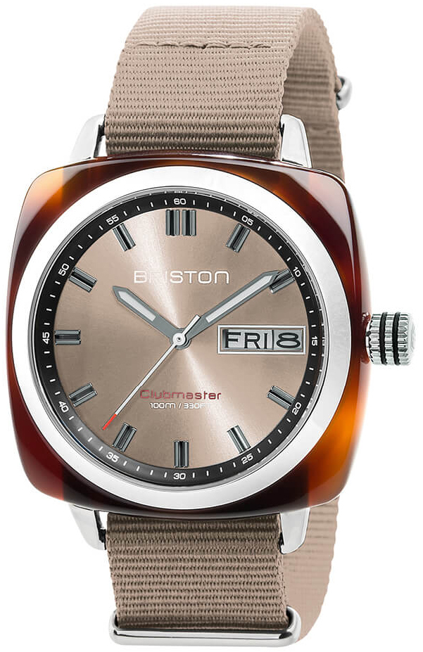 Briston Herrklocka 23342.SA.TS.30.NT Grå/Textil