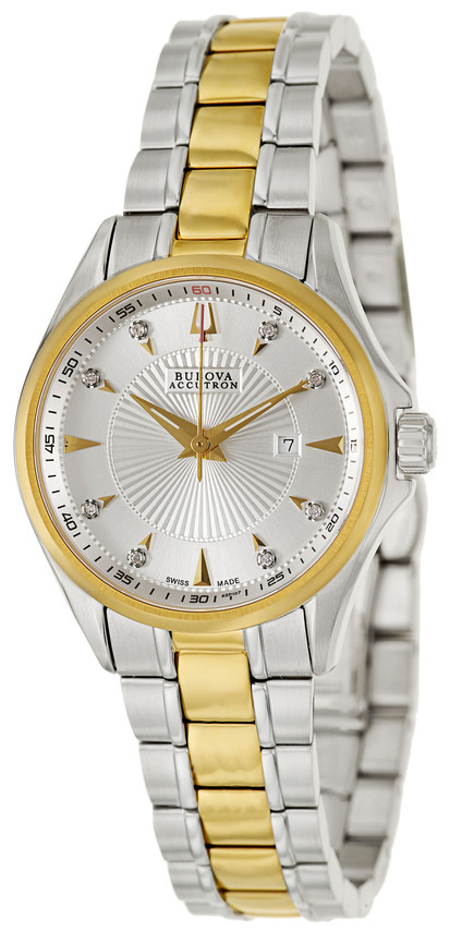 Bulova Damklocka 65P107 Silverfärgad/Stål Ø31 mm - Bulova