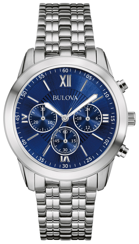 Bulova 99999 Herrklocka 96A174 Blå/Stål Ø40 mm - Bulova