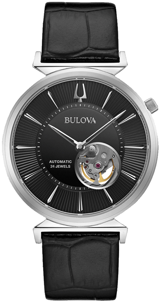Bulova Herrklocka 96A234 Classic Svart/Läder Ø40 mm - Bulova