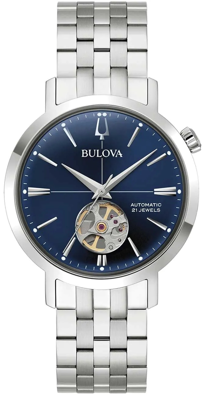Bulova Herrklocka 96A320 Aerojet Blå/Stål Ø38 mm - Bulova