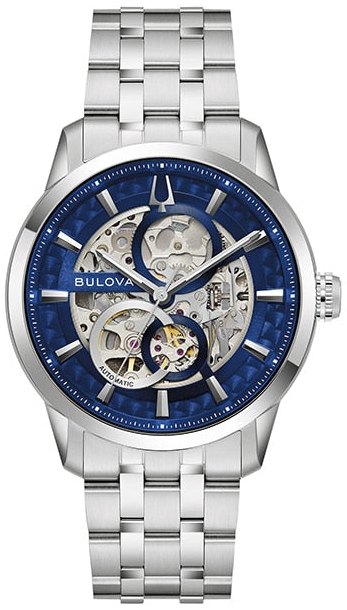 Bulova Herrklocka 96A331 Sutton Blå/Stål Ø40 mm