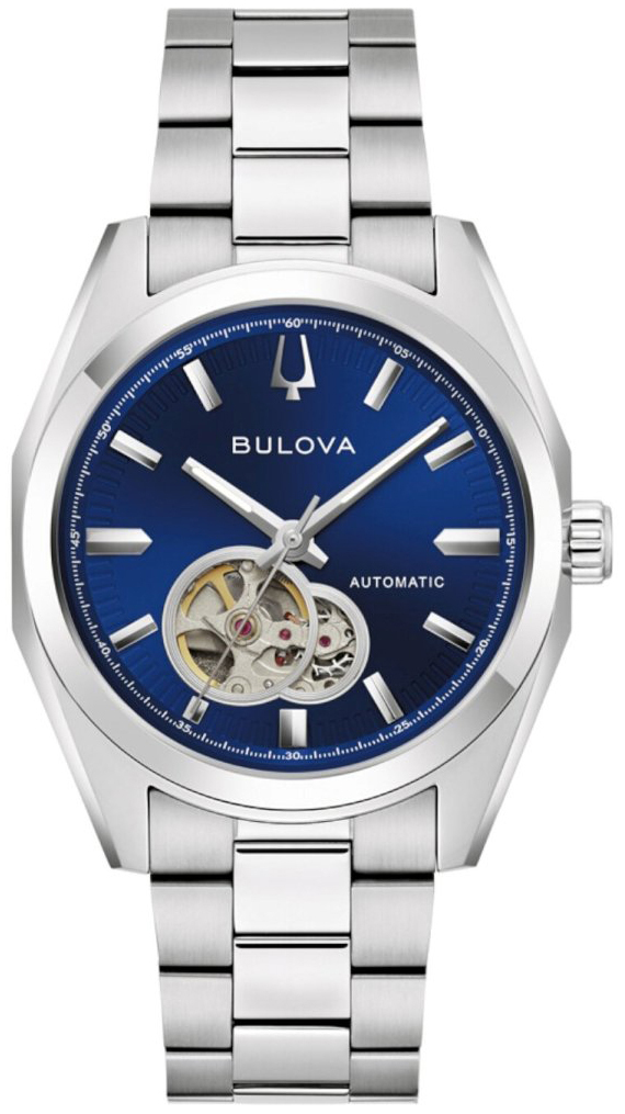 Bulova Herrklocka 96A350 Surveyor Bl&aring;/St&aring;l &Oslash;39 mm