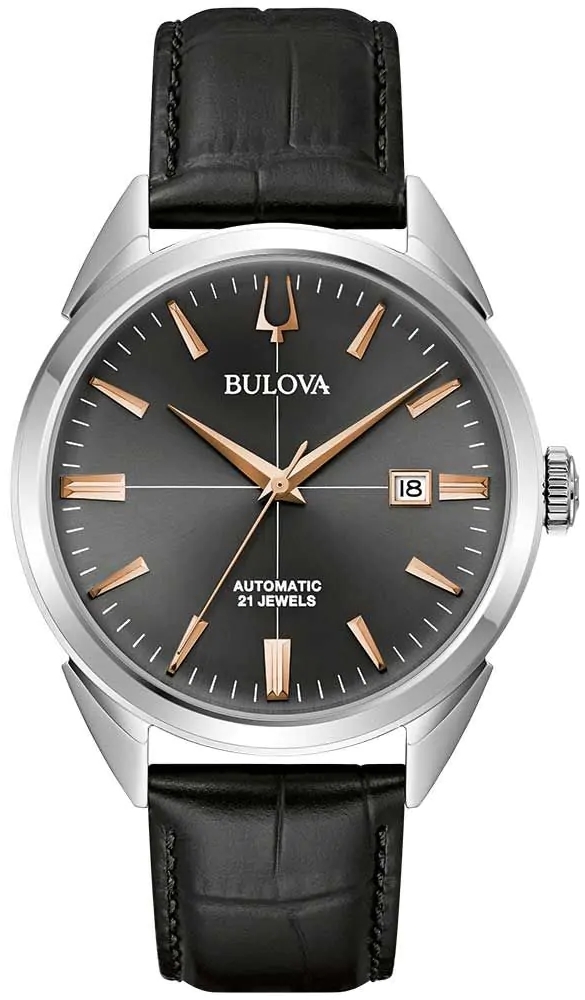 Bulova Herrklocka 96B422 Sutton Svart/Läder Ø41.5 mm - Bulova