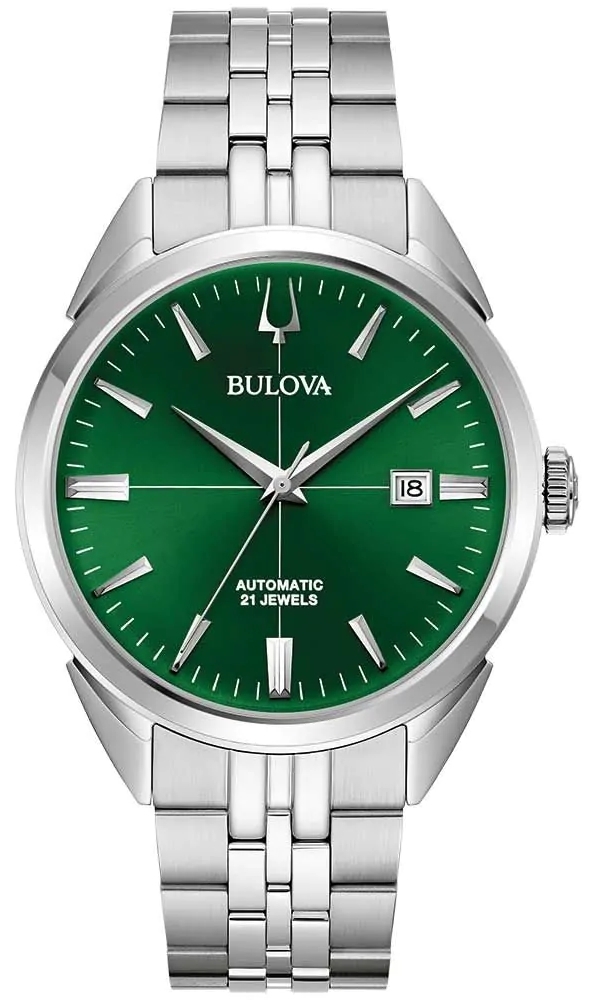 Bulova Herrklocka 96B424 Sutton Grön/Stål Ø41.5 mm - Bulova