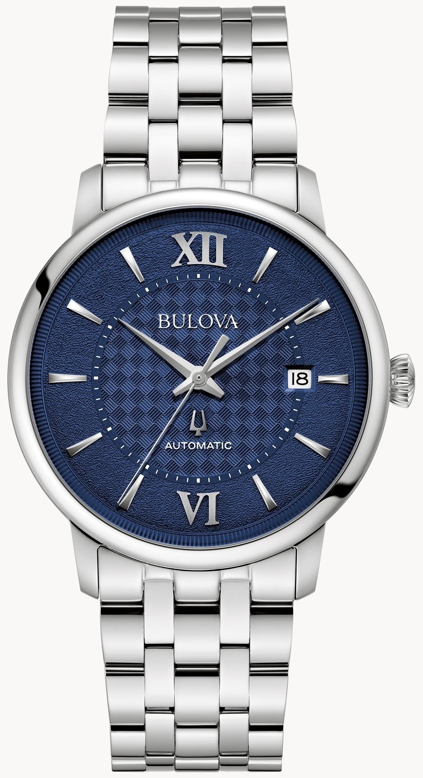 Bulova Herrklocka 96B447 Hudson Blå/Stål Ø39 mm - Bulova