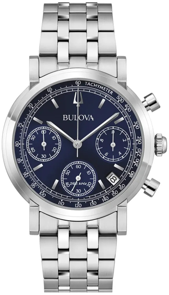Bulova Herrklocka 96B458 Classic Blå/Stål Ø39 mm - Bulova