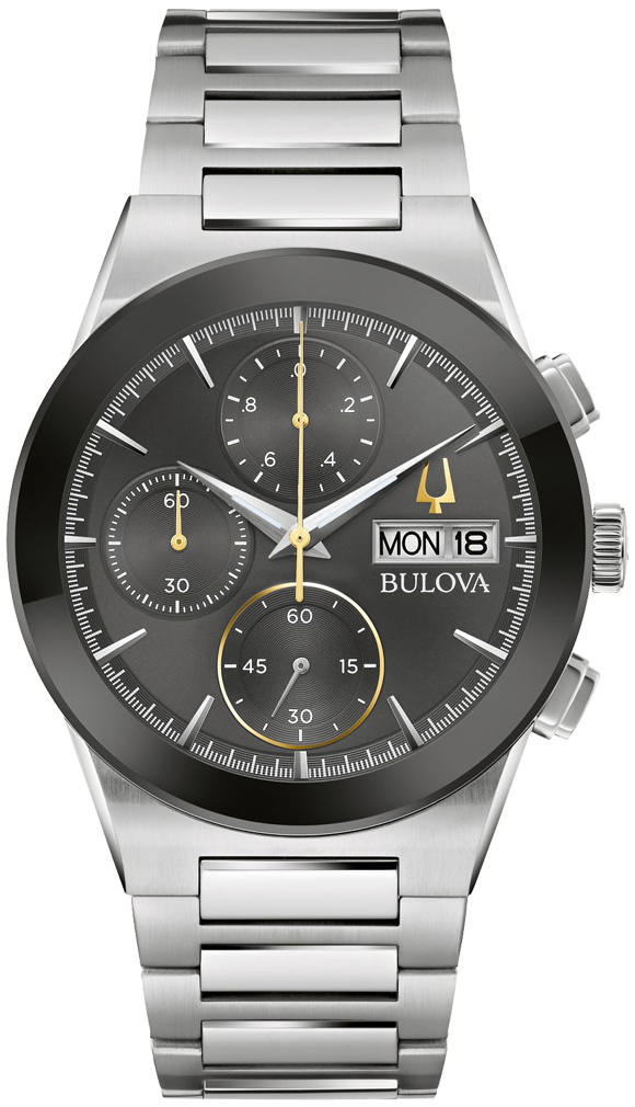 Bulova Herrklocka 96C149 Millennia Grå/Stål Ø41 mm - Bulova